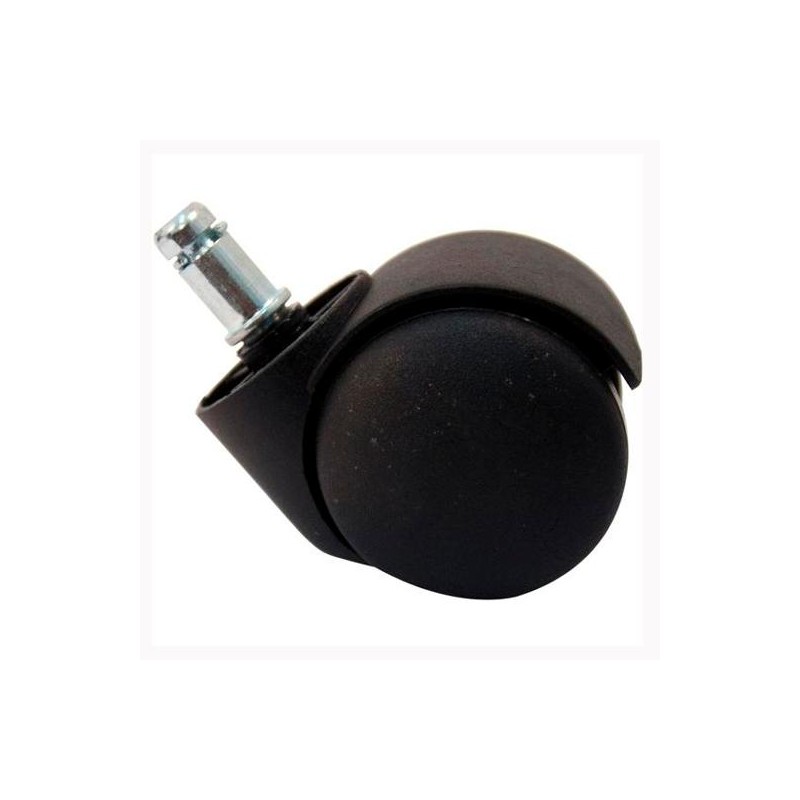 PIQUERAS Y CRESPO KIT DE 5 RUEDAS AUTOFRENANTE PARA SILLA PERNO 11MM NEGRO