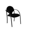 PIQUERAS Y CRESPO PACK 2 SILLAS HELLIN CHASIS NEGRO BALI NEGRO