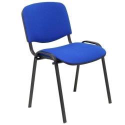 PIQUERAS Y CRESPO PACK DE 2 SILLAS FIJAS APILABLES ISO TAPIZADA BALI AZUL