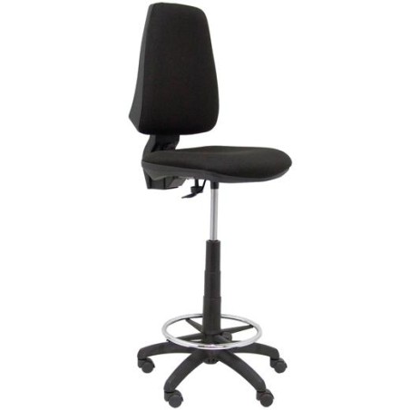 PIQUERAS Y CRESPO TABURETE ELCHE CP S/BRAZOS ARO RESPOSAPIÉS TEJIDO BALI NEGRO