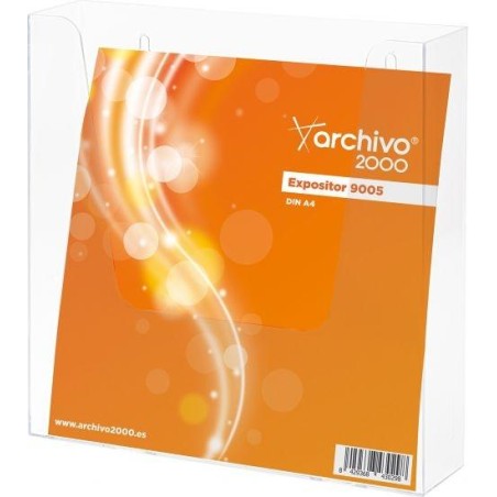 ARCHIVO 2000 PORTAFOLLETOS MURAL ARCHIVO 2000 "PREMIUM" ESPESOR 3 MM DIN A4 VERTICAL 55X235X240 MM