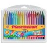 PLASTIDECOR CERAS KIDS COLORES SURTIDOS ESTUCHE 36 UD