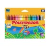 PLASTIDECOR CERAS KIDS COLORES SURTIDOS ESTUCHE 24 UD