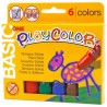 PLAYCOLOR TÉMPERAS SÓLIDAS BASIC ONE BARRA ESTUCHE DE 6 C/SURTIDOS