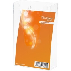 ARCHIVO 2000 PORTAFOLLETOS MURAL ARCHIVO 2000 "PREMIUM" ESPESOR 3 MM 1/3 DIN A4 VERTICAL 45X115X180 MM