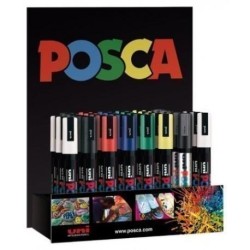 POSCA EXPOSITOR MARCADOR PC-5M/3D SURTIDO -36U-