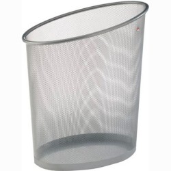 ARCHIVO 2000 PAPELERA DE REJILLA MESH ALBA CAPACIDAD 18 LITROS 355X290X400 MM GRIS