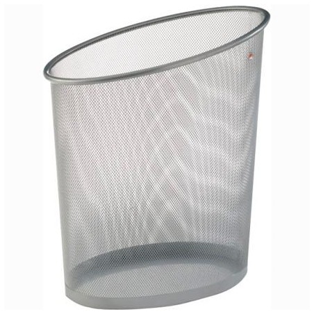 ARCHIVO 2000 PAPELERA DE REJILLA MESH ALBA CAPACIDAD 18 LITROS 355X290X400 MM GRIS