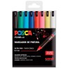 POSCA ESTUCHE BASIC MARCADOR PC-1MR/8C -8U-