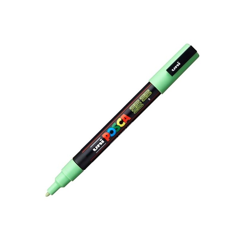 POSCA MARCADOR PC-3M PUNTA CÓNICA 0,9 - 1,3 MM VERDE CLARO
