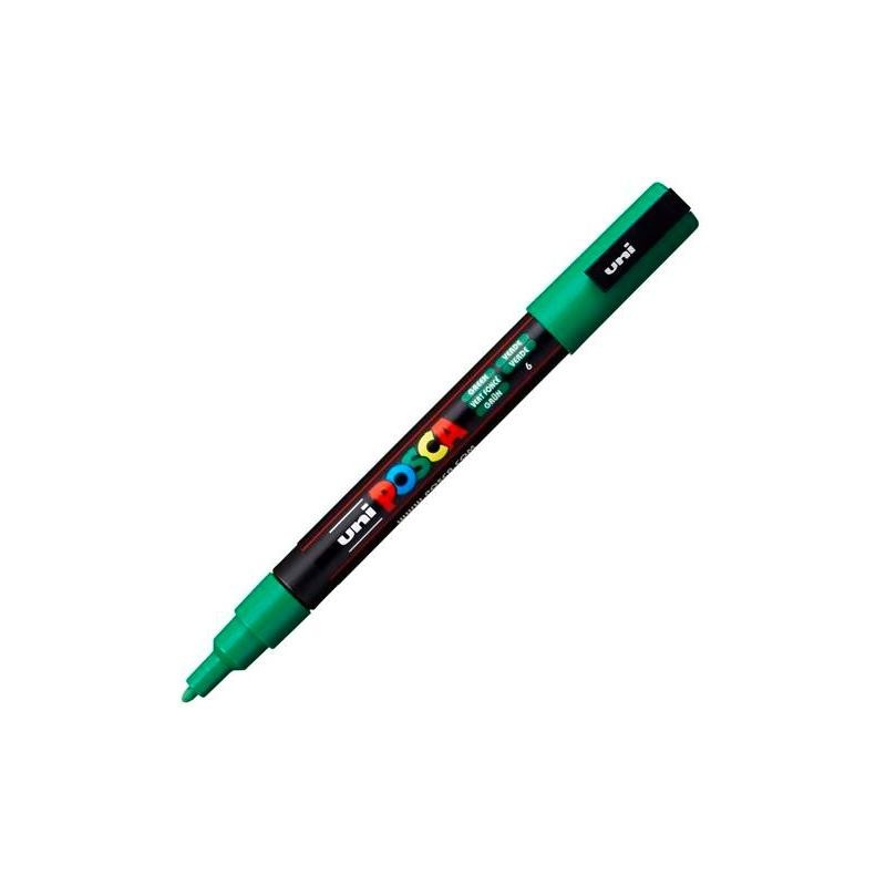 POSCA MARCADOR PC-3M PUNTA CÓNICA 0,9 - 1,3 MM VERDE