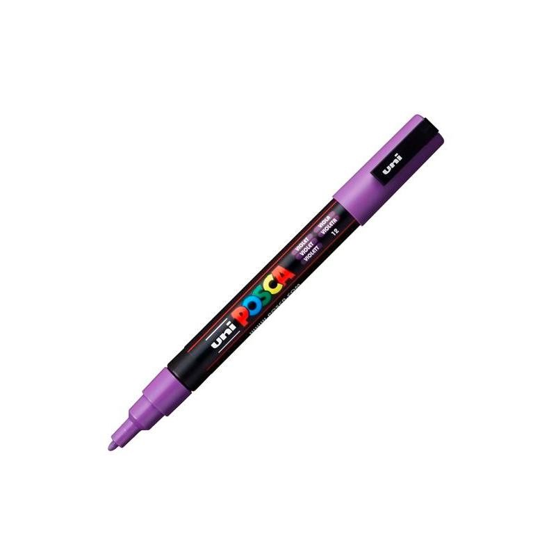 POSCA MARCADOR PC-3M PUNTA CÓNICA 0,9 - 1,3 MM VIOLETA