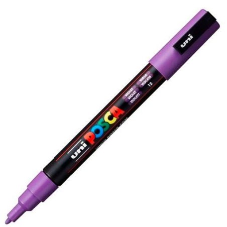 POSCA MARCADOR PC-3M PUNTA CÓNICA 0,9 - 1,3 MM VIOLETA