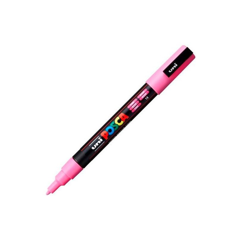 POSCA MARCADOR PC-3M PUNTA CÓNICA 0,9 - 1,3 MM ROSA