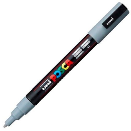 POSCA MARCADOR PC-3M PUNTA CÓNICA 0,9 - 1,3 MM GRIS