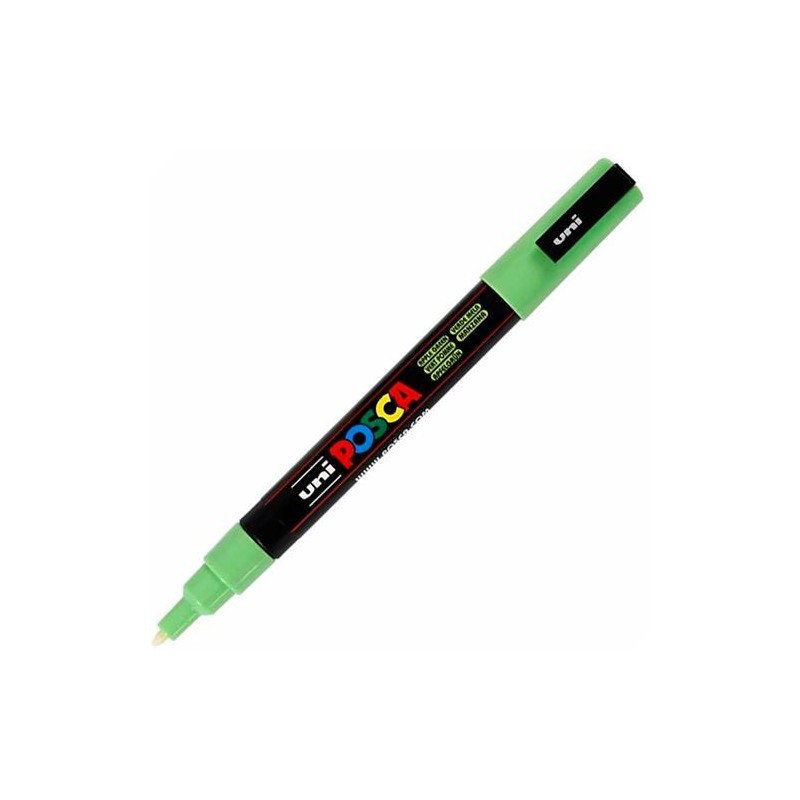 POSCA MARCADOR PC-3M PUNTA CÓNICA 0,9 - 1,3 MM VERDE MANZANA