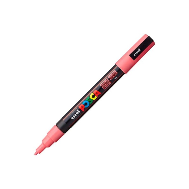 POSCA MARCADOR PC-3M PUNTA CÓNICA 0,9 - 1,3 MM ROSA CORAL