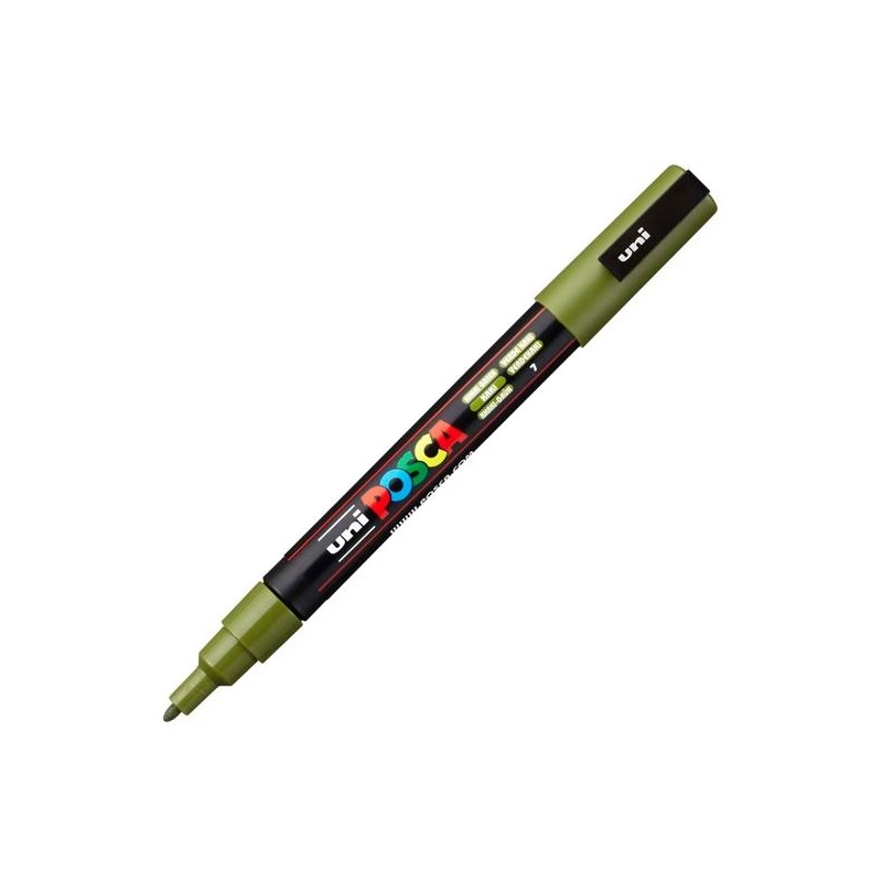 POSCA MARCADOR PC-3M PUNTA CÓNICA 0,9 - 1,3 MM VERDE KAKI