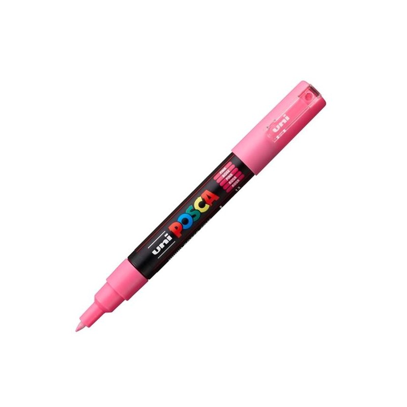 POSCA MARCADOR PC-1M NO PERMANENTE PUNTA FINA 0.7-1MM ROSA