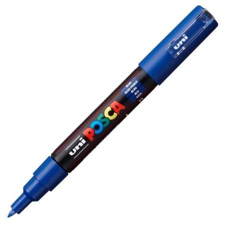 POSCA MARCADOR PC-1M NO PERMANENTE PUNTA FINA 0.7-1MM AZUL