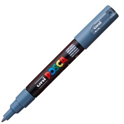 POSCA MARCADOR PC-1M NO PERMANENTE PUNTA FINA 0.7-1MM GRIS PIZARRA