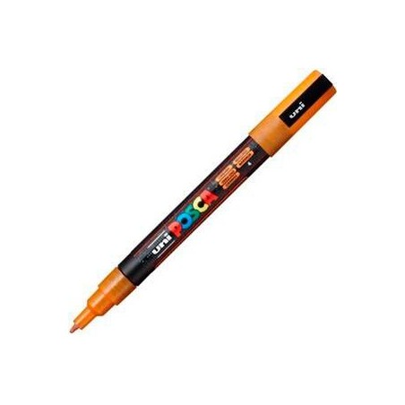POSCA MARCADOR PC-3ML PUNTA CÓNICA 0,9 - 1,3 MM NARANJA PURPURINA