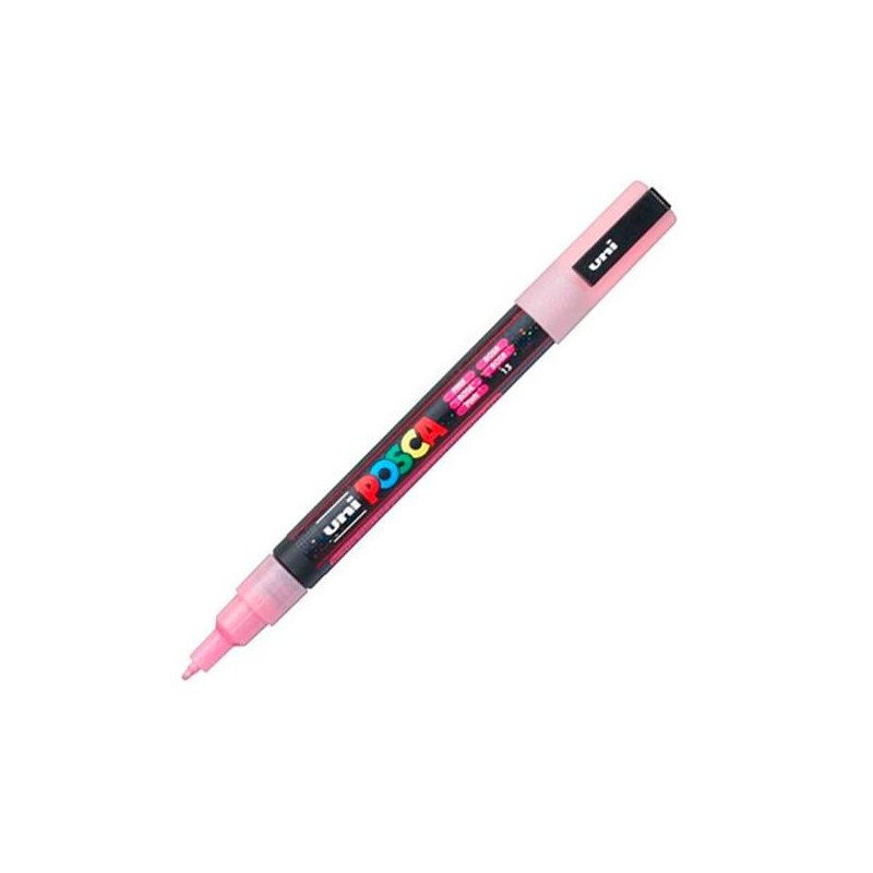 POSCA MARCADOR PC-3ML PUNTA CÓNICA 0,9 - 1,3 MM ROSA PURPURINA