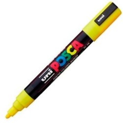 POSCA MARCADOR PC-5M NO PERMANENTE PUNTA FORMA DE BALA 1,8 - 2,5 MM AMARILLO
