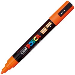 POSCA MARCADOR PC-5M NO PERMANENTE PUNTA FORMA DE BALA 1,8 - 2,5 MM NARANJA