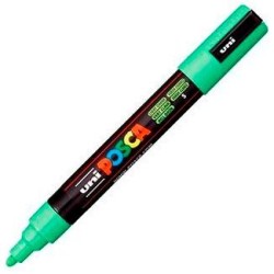 POSCA MARCADOR PC-5M NO PERMANENTE PUNTA FORMA DE BALA 1,8 - 2,5 MM VERDE CLARO