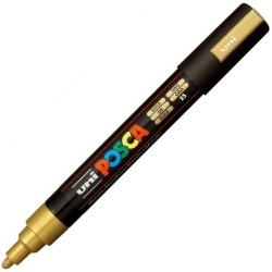 POSCA MARCADOR PC-5M NO PERMANENTE PUNTA FORMA DE BALA 1,8 - 2,5 MM ORO