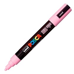 POSCA MARCADOR PC-5M NO PERMANENTE PUNTA FORMA DE BALA 1,8 - 2,5 MM ROSA CLARO