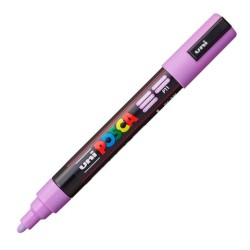 POSCA MARCADOR PC-5M NO PERMANENTE PUNTA FORMA DE BALA 1,8 - 2,5 MM LAVANDA