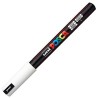 POSCA MARCADOR PC-1MR NO PERMANENTE PUNTA EXTRAFINA 0.7MM BLANCO
