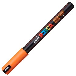 POSCA MARCADOR PC-1MR NO PERMANENTE PUNTA EXTRAFINA 0.7MM NARANJA