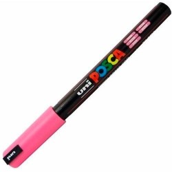 POSCA MARCADOR PC-1MR NO PERMANENTE PUNTA EXTRAFINA 0.7MM ROSA