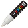 POSCA MARCADOR PC-8K NO PERMANENTE PUNTA BISELADA 8.0MM BLANCO
