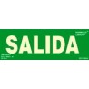 ARCHIVO 2000 PACK DE 2 SEÑALES "SALIDA" 300X105 PVC VERDE