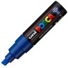 POSCA MARCADOR PC-8K NO PERMANENTE PUNTA BISELADA 8.0MM AZUL