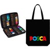 POSCA MALETÍN PREMIUM NEOPRENO MARCADOR SURTIDO 40P + BOLSA TELA REGALO