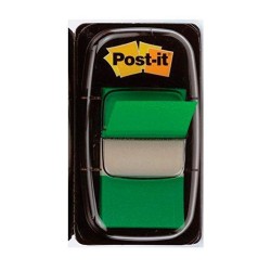 POST-IT INDEX 680 DISPENSADOR 1X50 VERDE -12U-