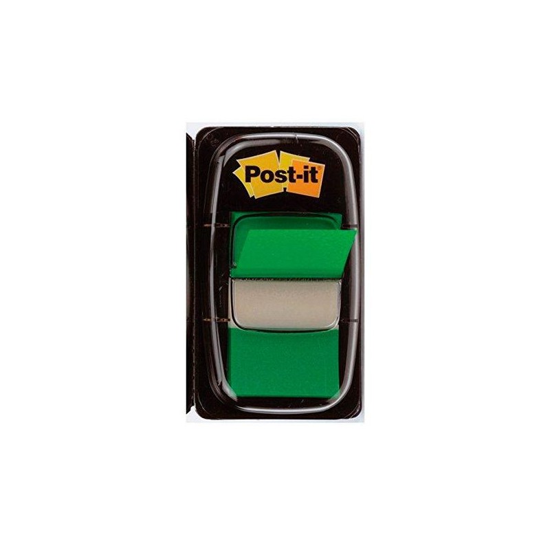 POST-IT INDEX 680 DISPENSADOR 1X50 VERDE -12U-