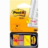 POST-IT INDEX 680 SIMBOLO FIRMA DISPENSADOR 1X50 AMARILLO -12U-