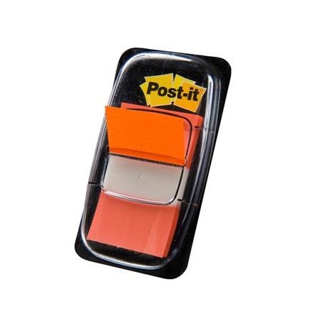 POST-IT INDEX 680 DISPENSADOR 1X50 NARANJA -12U-
