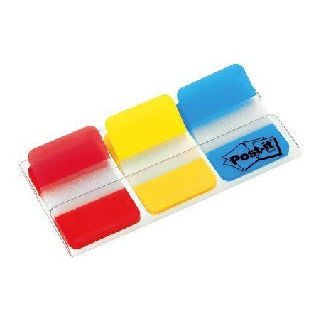 POST-IT INDEX RIGIDO ROJO AZUL AMARILLO - 3 DISPENSADORES STD 3X22