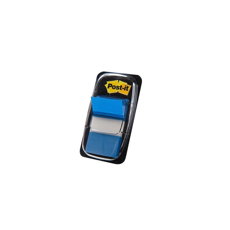 POST-IT INDEX 680 DISPENSADOR 1X50 AZUL -12U-