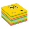 POST-IT CUBO DE NOTAS ADHESIVAS COLORES ULTRA 450 HOJAS 76X76
