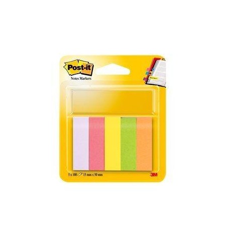 POST-IT MININOTAS ADHESIVAS COLORES 15X50MM 100 HOJAS/BLOCK