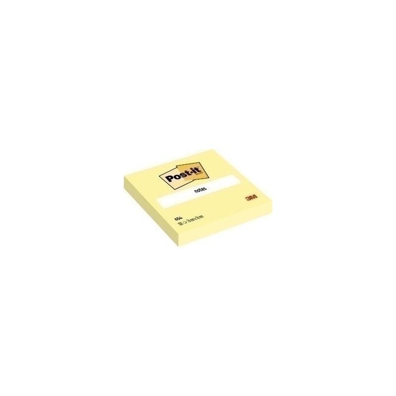 POST-IT BLOCS NOTAS 654 100H 76X76 CANARY YELLOW