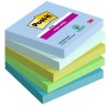 POST-IT BLOCS NOTAS SUPER STICKY 90 HOJAS COLORES LUGARES OSASIS 76X76 5 BLOCS